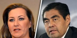 Puebla candidates for governor Alonso and Barbosa.