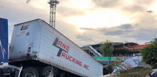 Giant sinkhole appeared Saturday in Mexico City.