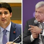 Trudeau, left, and AMLO