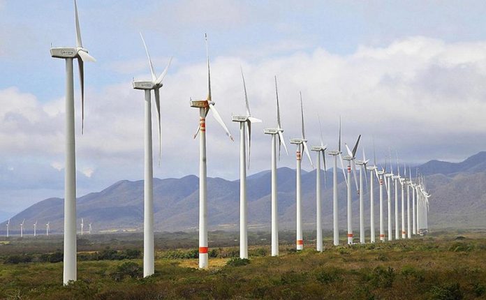 Wind turbines in Oaxaca.