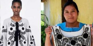 Zara's product, left, and that of a Chiapas artisan.