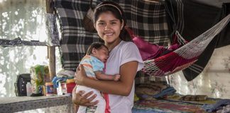 Lots of young mothers in Mexico.
