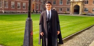 Researcher Jiménez at the cancer research institute.