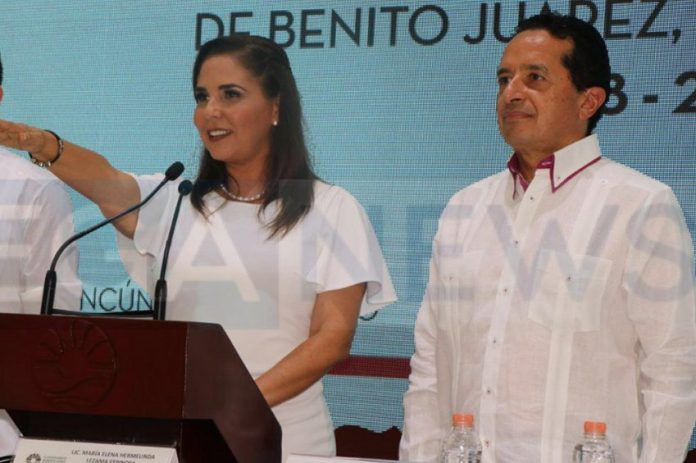The new mayor of Benito Juárez, Quintana Roo.