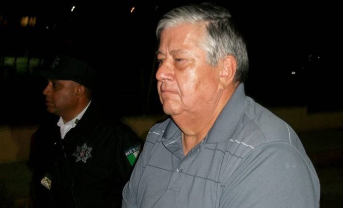 Ex-finance secretary Cuadra after his arrest in Nuevo Vallarta.