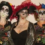 Dressed for Halloween? No, Day of the Dead.