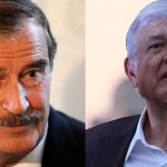 Fox, left, says yes to fracking. AMLO says no.