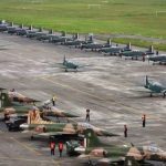 Santa Lucía air force base: water issues here too.