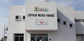 A morgue in Tamaulipas: 'more like a bunker.'