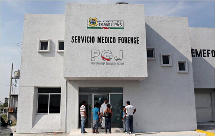 A morgue in Tamaulipas: 'more like a bunker.'