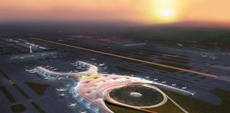 This is how the new airport would have looked.