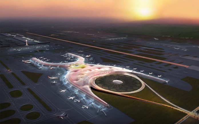 This is how the new airport would have looked.