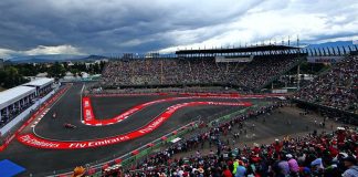 The Autódromo Hermanos Rodríguez in Mexico City, site of this weekend's Grand Prix.