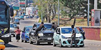 The children rescued were forced to work at city intersections to earn cash.