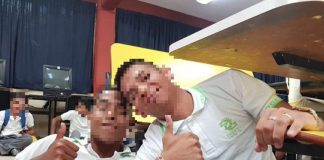 A selfie taken during Reynosa gunfight.