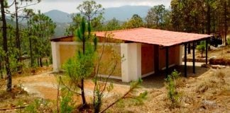 This house in Oaxaca's Mixe region was the first to be built with mezcal-making waste.