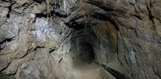The tunnel between Jacume, Baja California, and Jacumba, California.