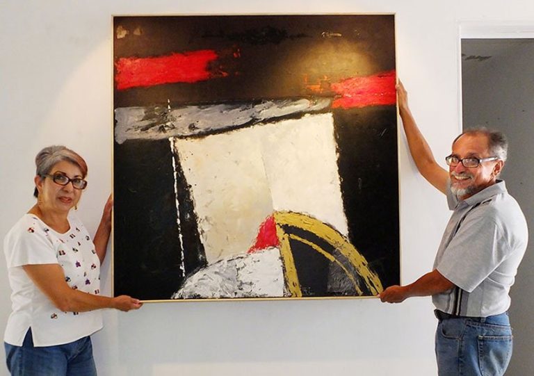 Gallery founders Rosalía Zepeda and José de Jesús Olivares.