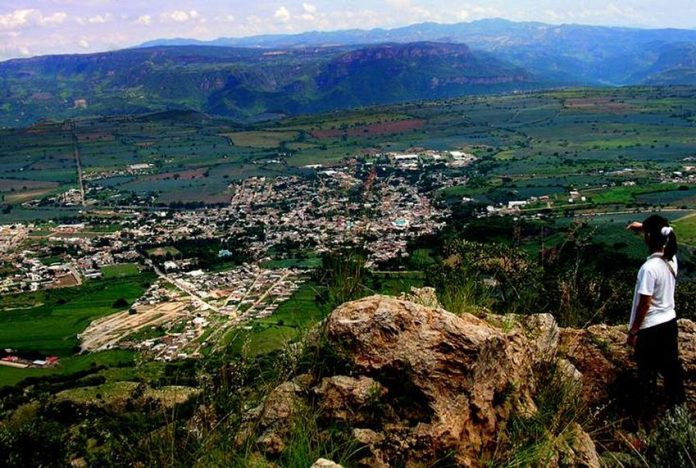 View of the town from El Cerro de Amatitán.