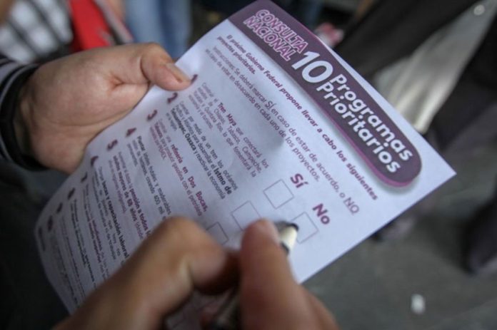 Nearly one million people cast a ballot during the weekend consultation.