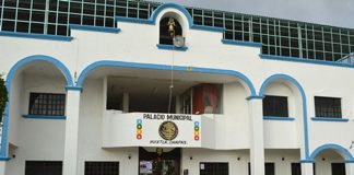 Municipal headquarters in Huixtla.