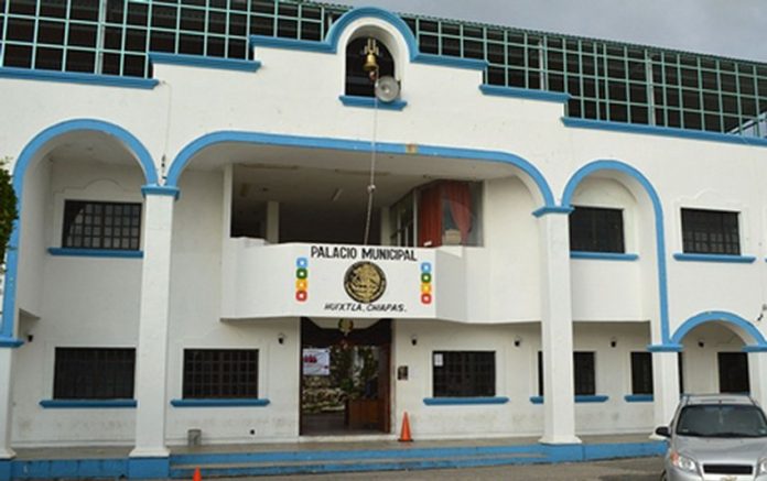 Municipal headquarters in Huixtla.