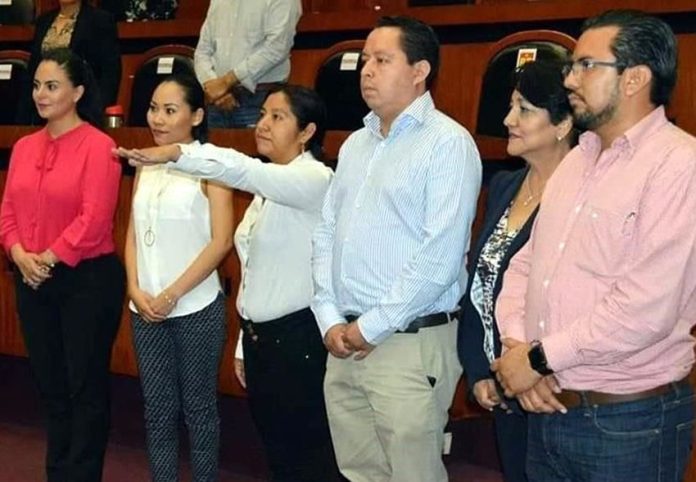Lorenzo is sworn in as mayor of one of Guerrero's poorest municipalities.