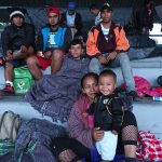 Mexico City welcomes migrants by preparing a shelter in Iztacalco sports stadium.