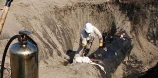 Repairing pipeline taps takes time, leading to supply shortages.