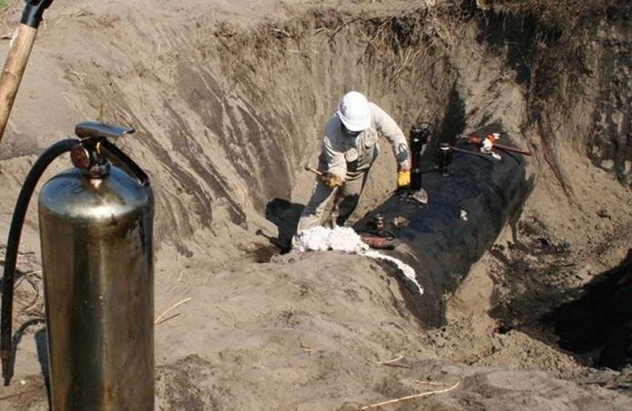 Repairing pipeline taps takes time, leading to supply shortages.