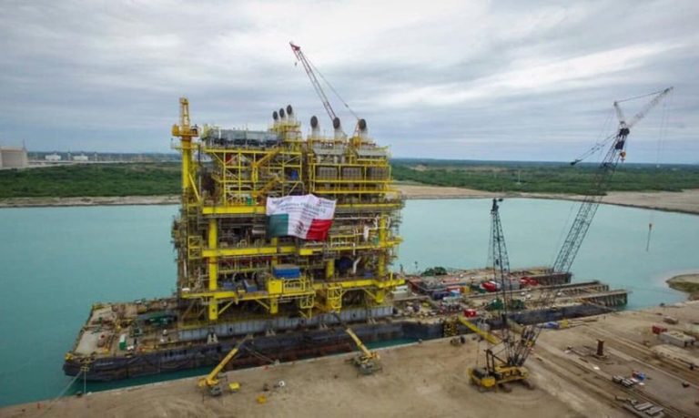 New offshore oil platform is biggest built in Mexico in 10 years