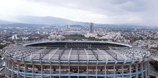 The stadium where Monday's game was to be held.