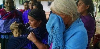 Displaced Tzotzil indigenous people in Chiapas.
