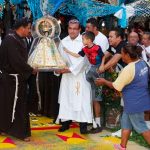The Virgin of Zapopan during the annual pilgrimage.