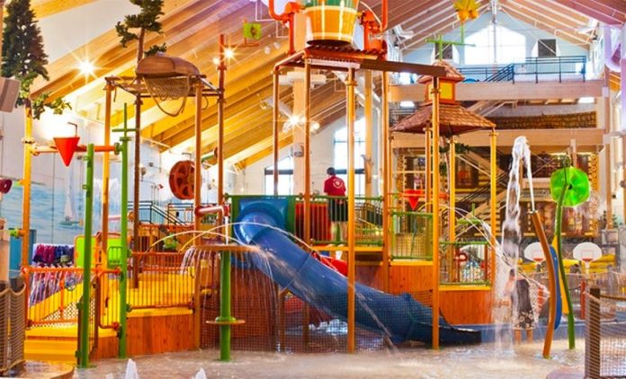 A Great Wolf Lodge water park in the US.