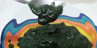 The blue-green slime is good for you.