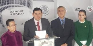 Senator Armenta announces his castration proposal.