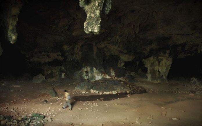 The cave discovered in Yucatán.