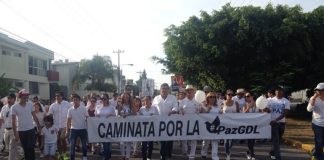 A peace march in Guadalajara in 2015.
