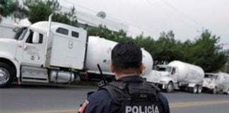 Nine tanker trucks were seized in the operation.