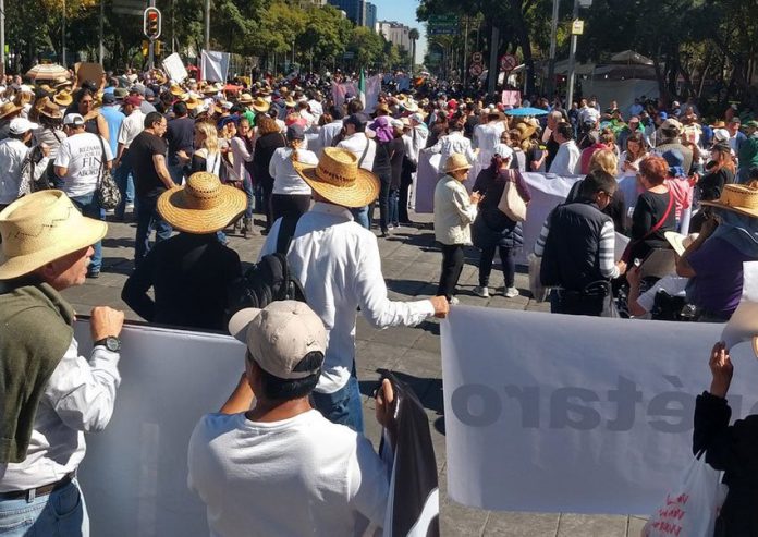 Anti-AMLO protest in Mexico City.