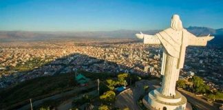 This statue of Jesus Christ in Bolivia is the world's tallest.