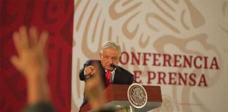 López Obrador said at this morning's press conference that the border wall has never come up in talks with US President Trump.