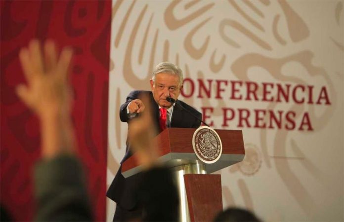 López Obrador said at this morning's press conference that the border wall has never come up in talks with US President Trump.