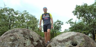 Two of the great stone balls in the Sierra de Ameca, Jalisco.