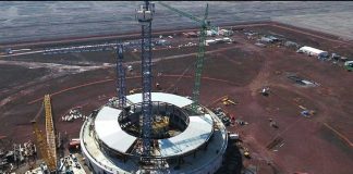 Some work continues at the site: 'It's not just a switch you can turn off.'