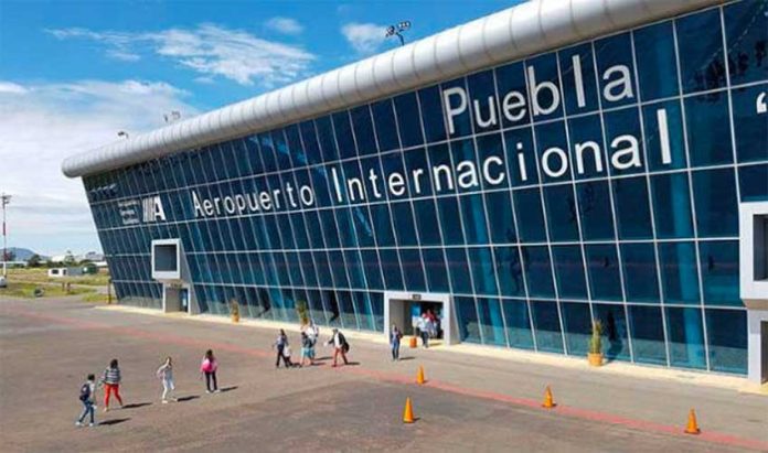 Puebla International Airport, where traffic was up 40%.
