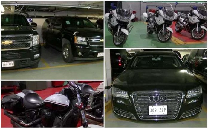 Some of the vehicles to be sold at auction in February.