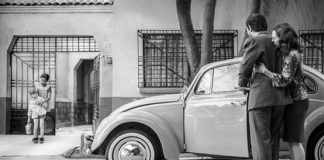 A scene from Roma, up for seven BAFTA nominations.