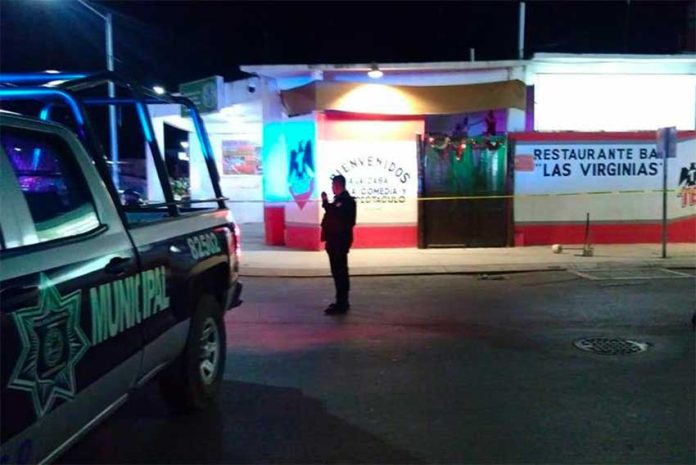 The Playa del Carmen bar where last night's attack took place.